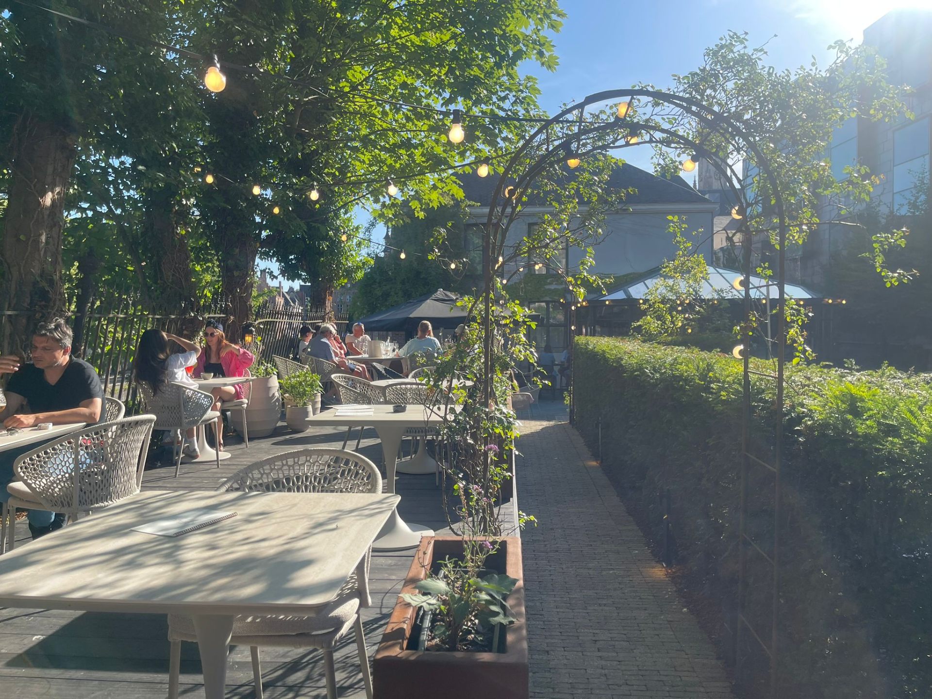 Noble Lounge Bar terrace in Brugge